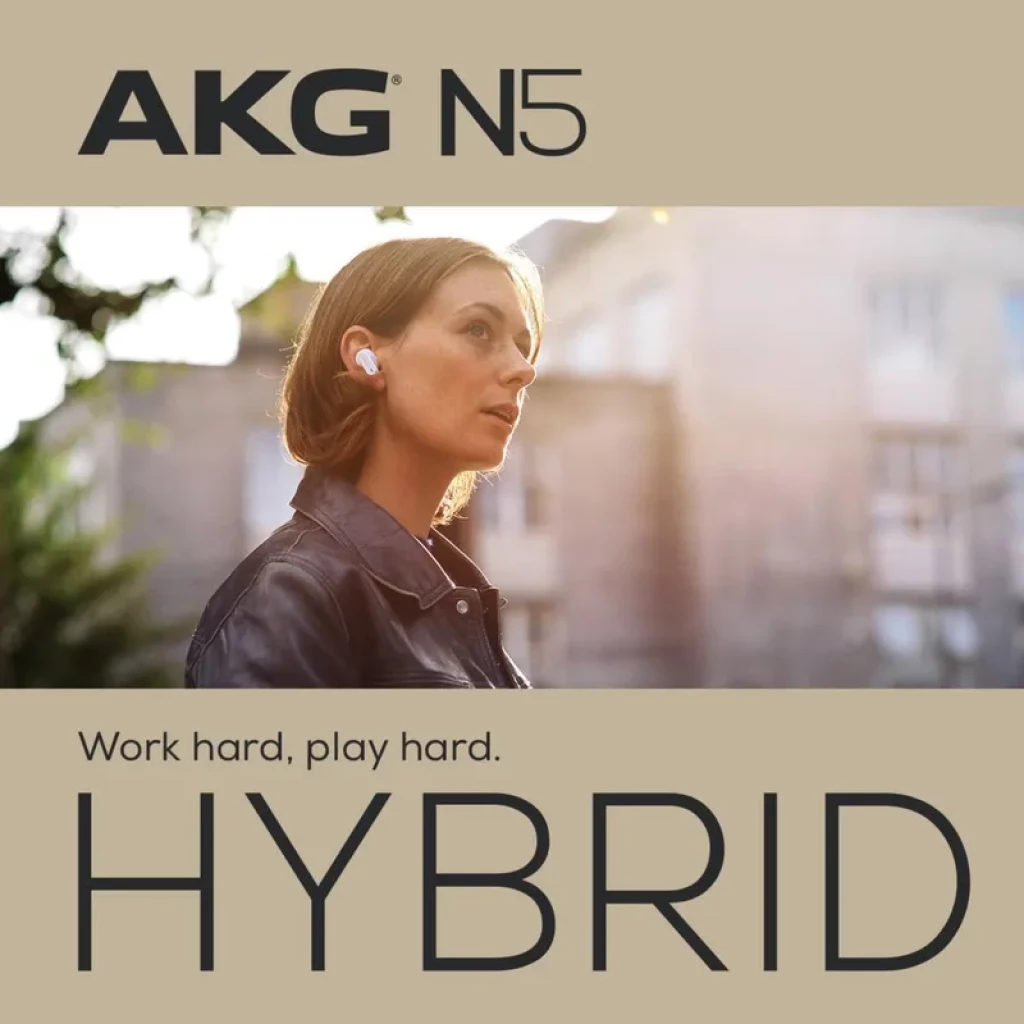 AKG N5 Hybrid Branco - Auscultadores TWS com Dongle USB-C 2,4 GHz e som Alta Resolução - Item8