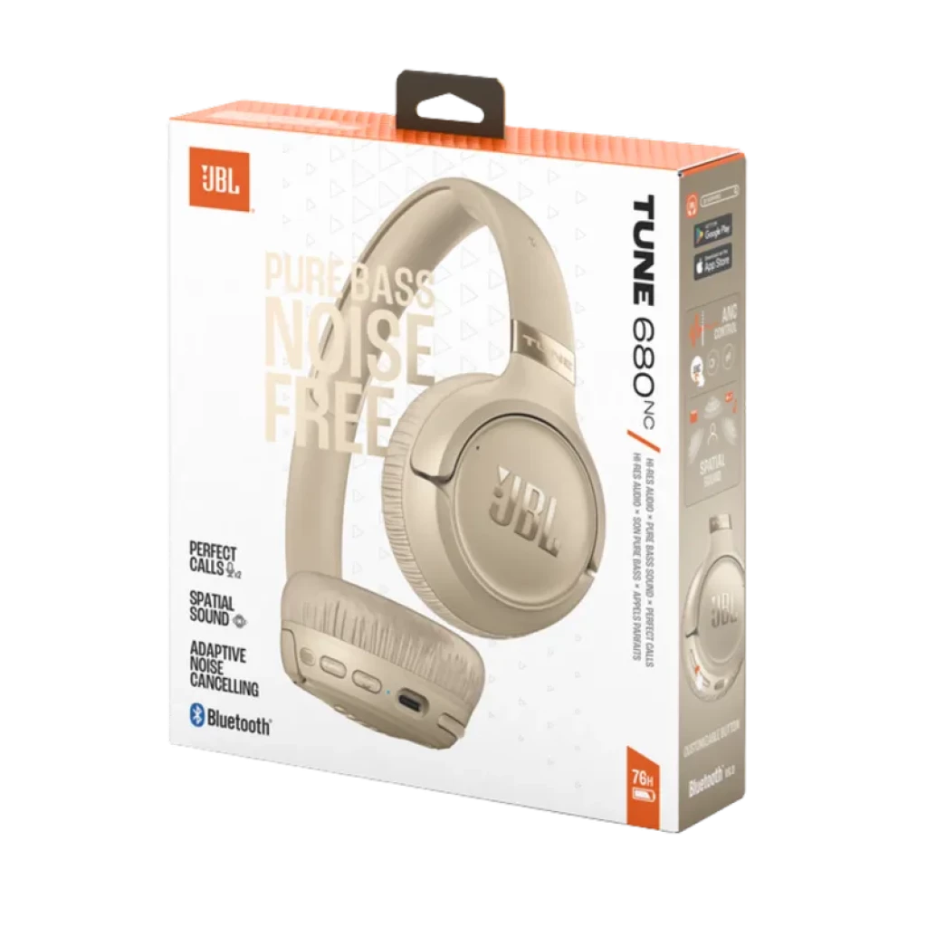 JBL Tune 680NC Beige - Casque supra-auriculaire sans fil avec ANC - Ítem10