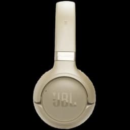 JBL Tune 680NC Beige casque supra-auriculaire pliable, oreillette ronde matte avec logo JBL en relief, arceau rembourré, design épuré avec ANC intégrée