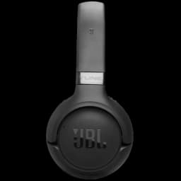 JBL Tune 680NC Noir, casque supra-auriculaire sans fil avec arceau mat, coques rondes logo JBL en relief et finitions noires, design pliable élégant