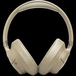 JBL Tune 780NC Beige, casque circum-aural épuré avec arceau rembourré, coussinets larges, boutons latéraux discrets et finition mate élégante