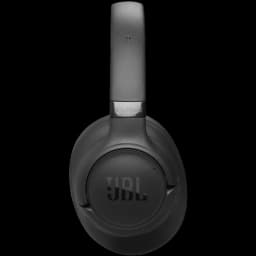 JBL Tune 780NC Noir casque circum-aural pliable, arceau mat, oreillette ovale avec logo JBL en relief, finition noire sobre et épurée