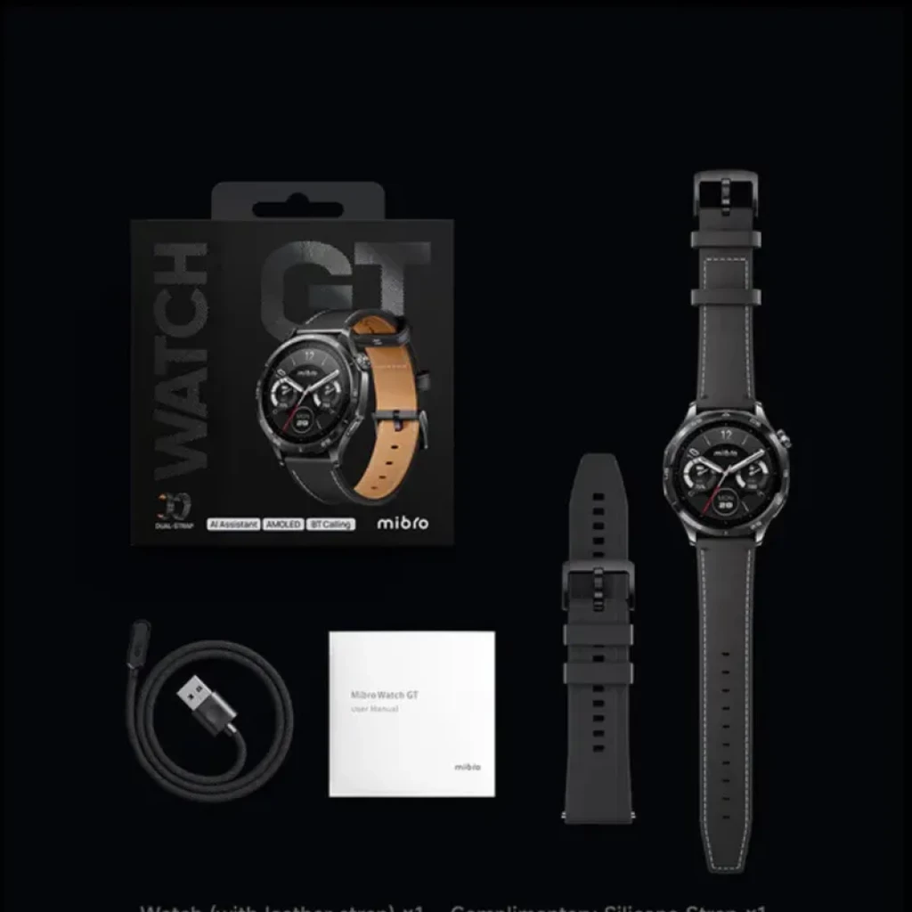 Mibro watch GT Leather Black AMOLED 1,43” 60 Hz brillo 600 nits - Reloj inteligente - Ítem7