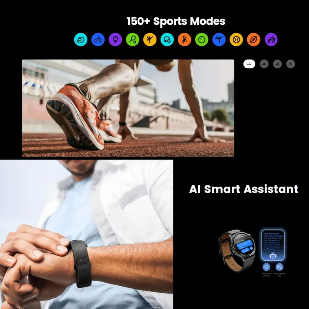 Mibro watch GT Acero inoxidable Plata pantalla AMOLED de 1,43