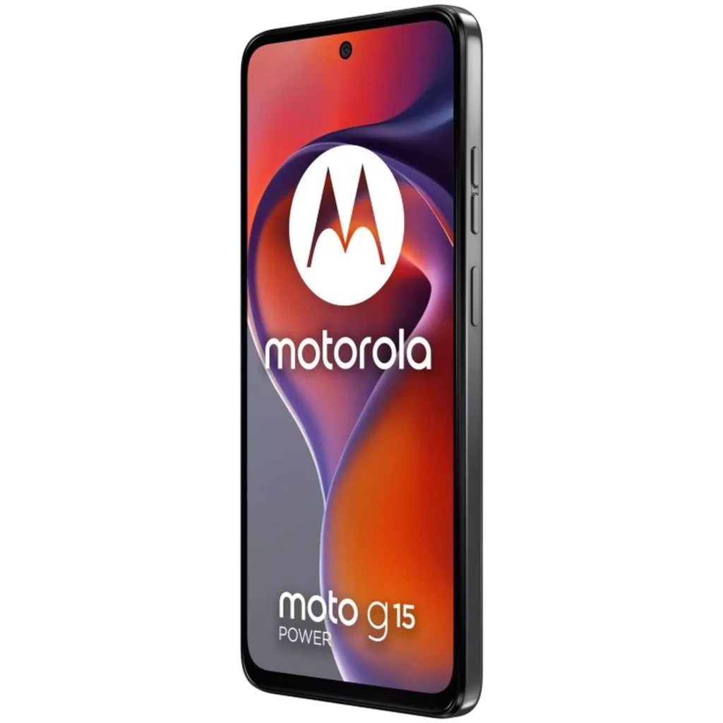 Motorola Moto G15 Power cinza com ecrã 6,72, câmara dupla 50 MP, 8 GB RAM e 512 GB. Design elegante, módulo triplo traseiro e furo central no ecrã - Item3