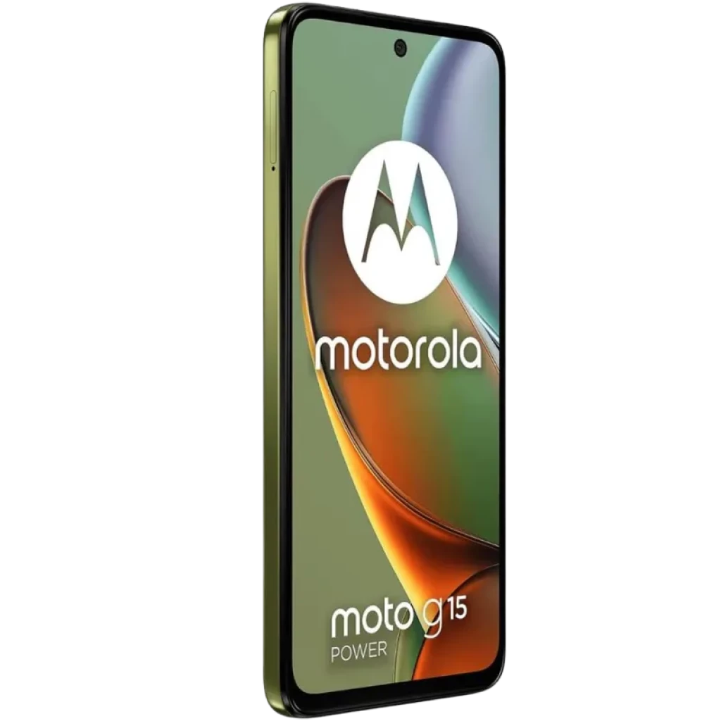 Motorola Moto G15 Power iguana green com ecrã 6,72, câmara dupla 50 MP, 8 GB RAM e 256 GB. Design elegante, módulo triplo traseiro e furo central no ecrã - Item3