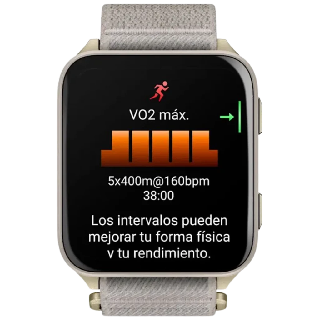 Garmin Venu X1 Caja de titanio dorada Correa de nailon ComfortFit Gris - Ítem4