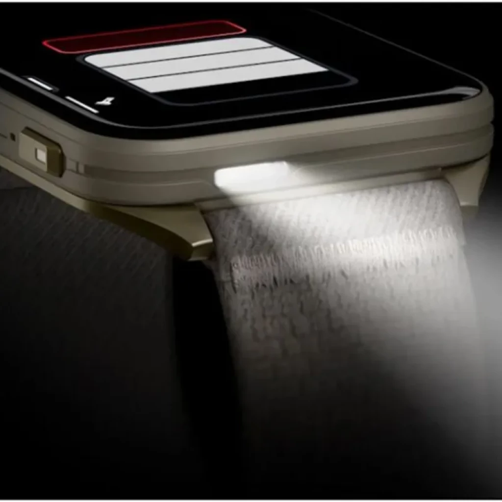 Garmin Venu X1 Caja de titanio dorada Correa de nailon ComfortFit Gris - Ítem8