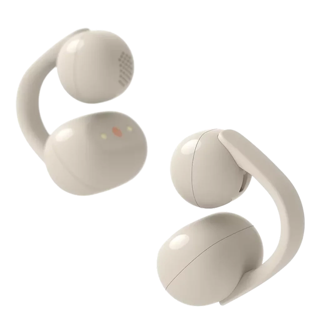 Sony LinkBuds Clip WF-LC900 Bege - Auriculares TWS Open-ear com 3 modos de audição - Item1