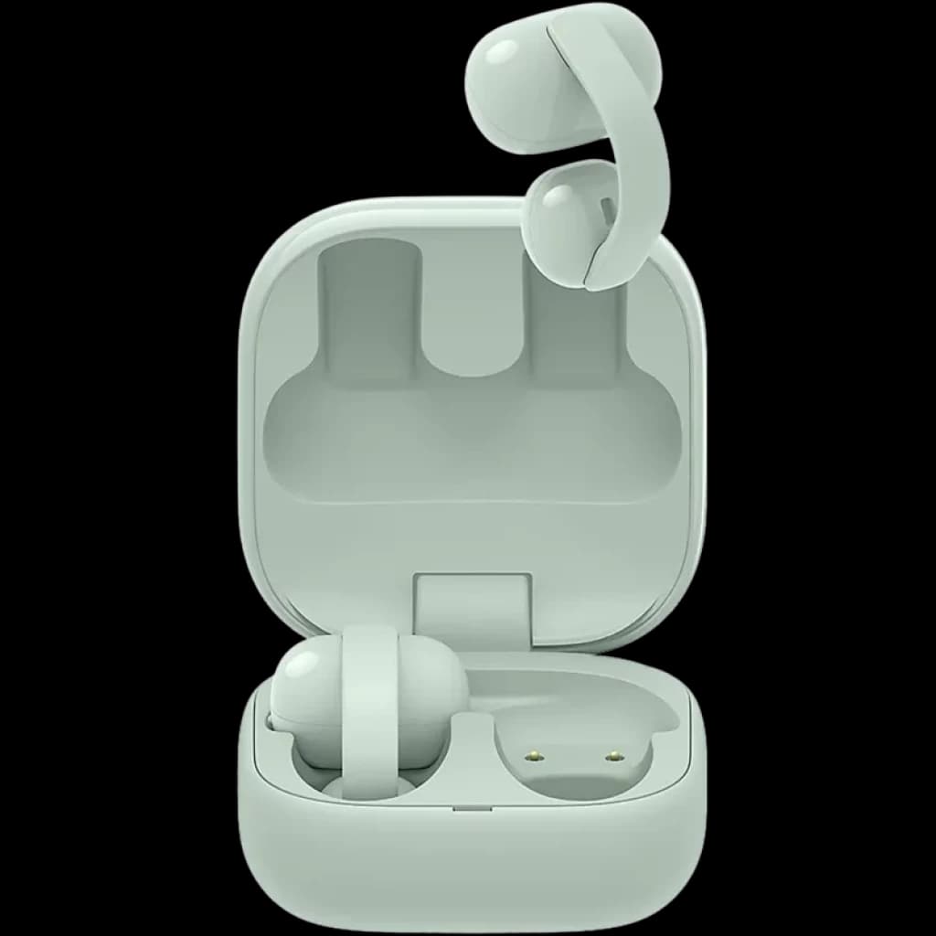 Sony LinkBuds Clip WF-LC900 Verde - Auriculares TWS Open-ear con 3 modos de escucha