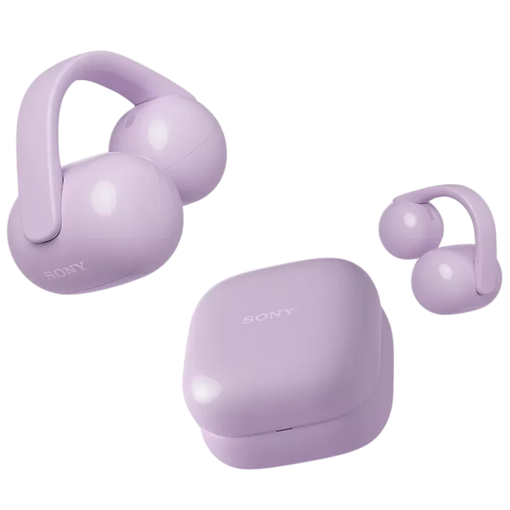 Sony LinkBuds Clip WF-LC900 Lavanda - Auriculares TWS Open-ear com 3 modos de audição - Item1