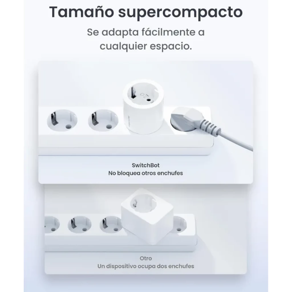 Tomada inteligente Switchbot Plug Mini EU Matter 16A branco - Item3