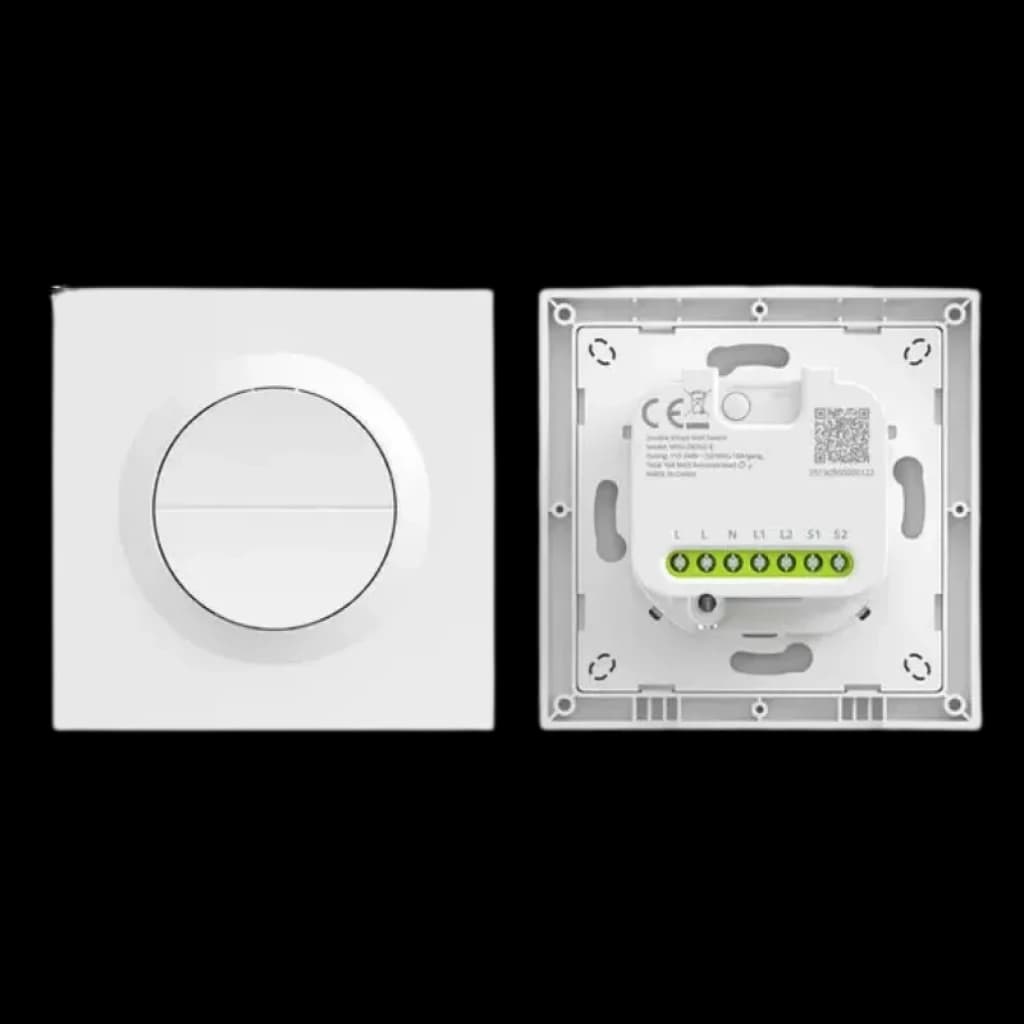 Interrupteur double Zigbee SONOFF Orb-ZBW2 série Fusion couleur blanc