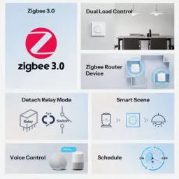 SONOFF Orb-ZBW2 ZigBee 3.0 double canal : double contrôle des charges, mode relais découplé, routeur Zigbee, scénarios intelligents, commande vocale et programmation horaire
