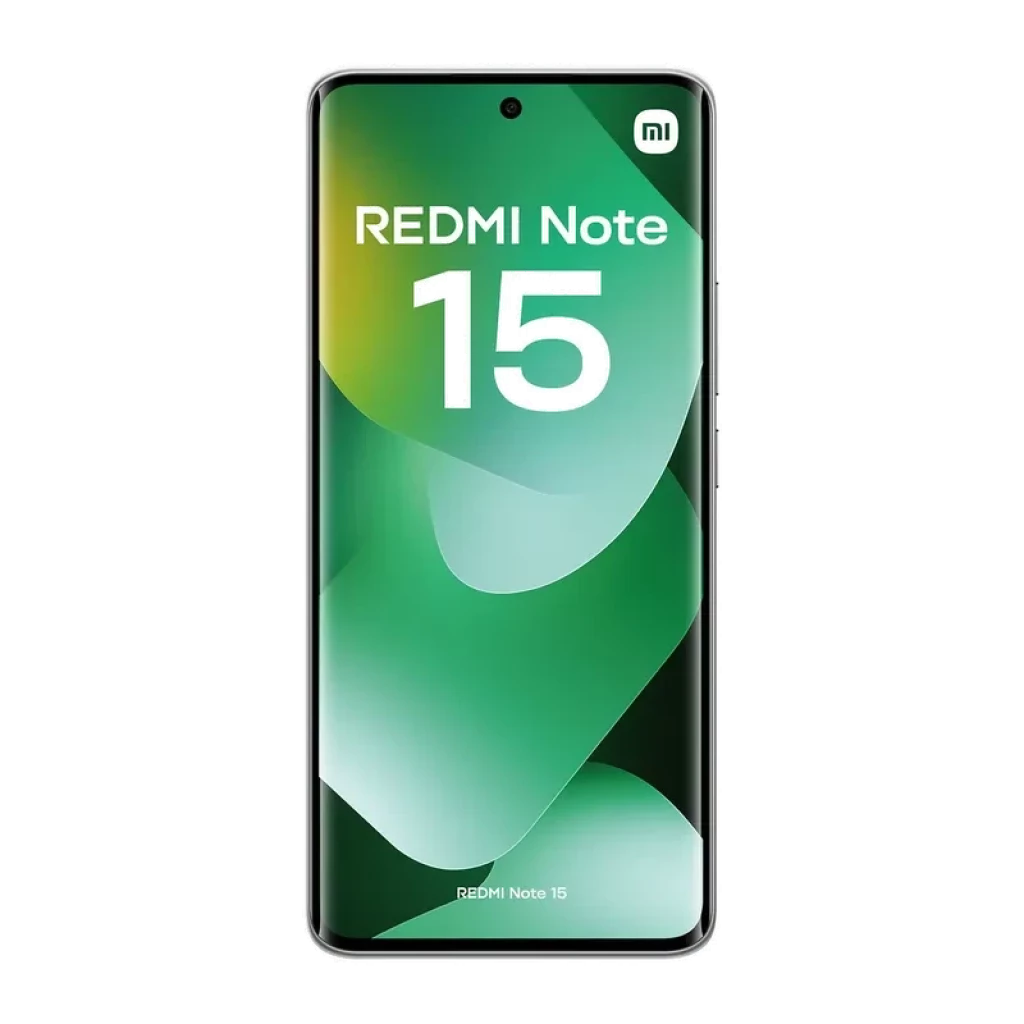 Xiaomi Redmi Note 15 4G verde con pantalla FullHD+ sin bordes, cámara trasera cuádruple en módulo cuadrado, 8GB RAM y batería 5800 mAh - Ítem1