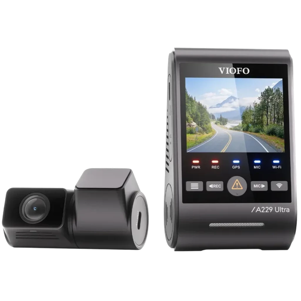 VIOFO A229 Ultra 2CH 4K Delantera + 4K Trasera - Dashcam con pantalla LCD de 2,4