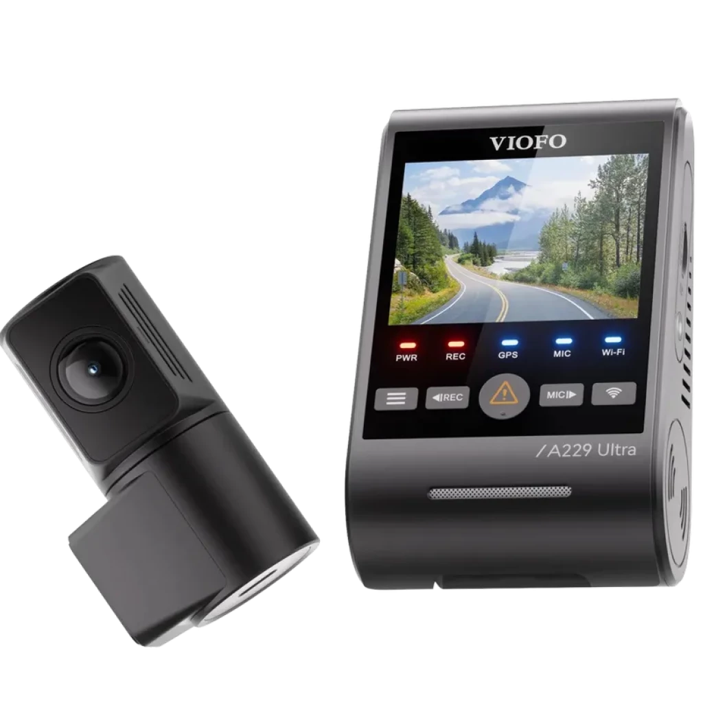VIOFO A229 Ultra 2CH 4K Delantera + 4K Trasera - Dashcam con pantalla LCD de 2,4