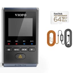 VIOFO A119M Pro 4K HDR Mini - Dashcam Wi-Fi 6 dual band e controlo por voz