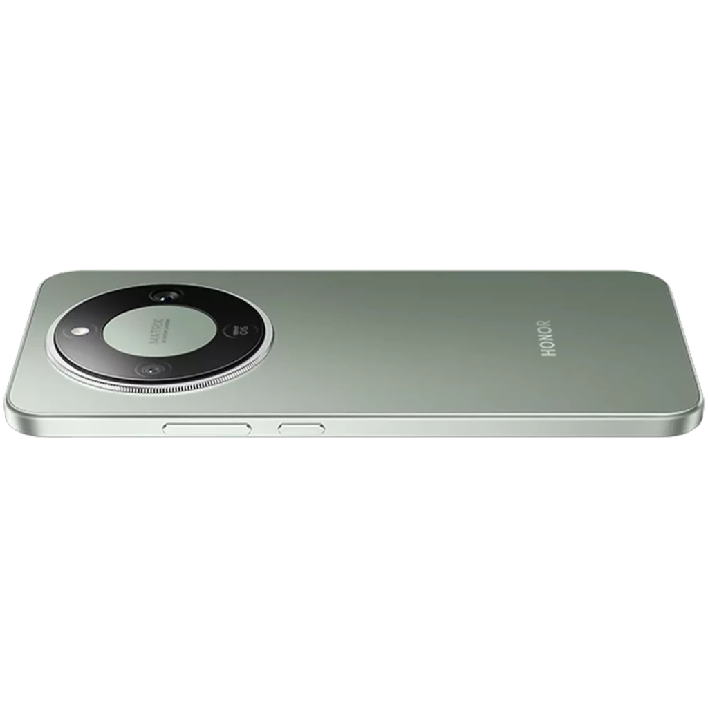 Honor Magic8 Lite 5G verde con pantalla 6.79 pulgadas casi sin bordes, cámara trasera circular triple con anillo Matrix y frontal perforada centrada - Ítem8