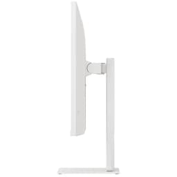 LG 37U730SA-W écran PC blanc 37 pouces profil latéral fin, dalle IPS 4K UHD, pied réglable robuste, design épuré pour setup moderne