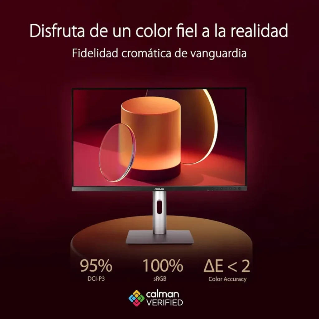 ASUS ProArt PA278CFRV 27 polegadas, tela IPS QHD 2560x1440, 100 Hz, cores vibrantes, bordas finas, base metálica ajustável com suporte ergonômico - Item7