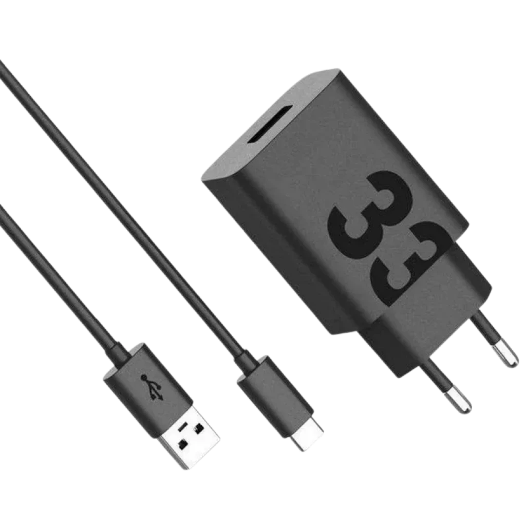 Motorola TurboPower 33W EU Carga rápida - Cargador Universal con cable 1m Negro - Ítem2
