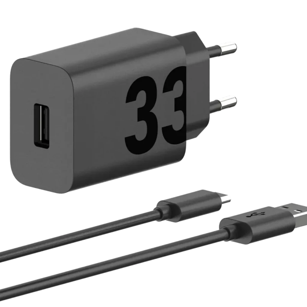 Motorola TurboPower 33W EU Carga rápida - Cargador Universal con cable 1m Negro - Ítem3