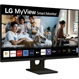 LG Smart 32SR50F-W.AEU 31,5 Full HD LED Smart LG MyView Preto - Monitor para PC