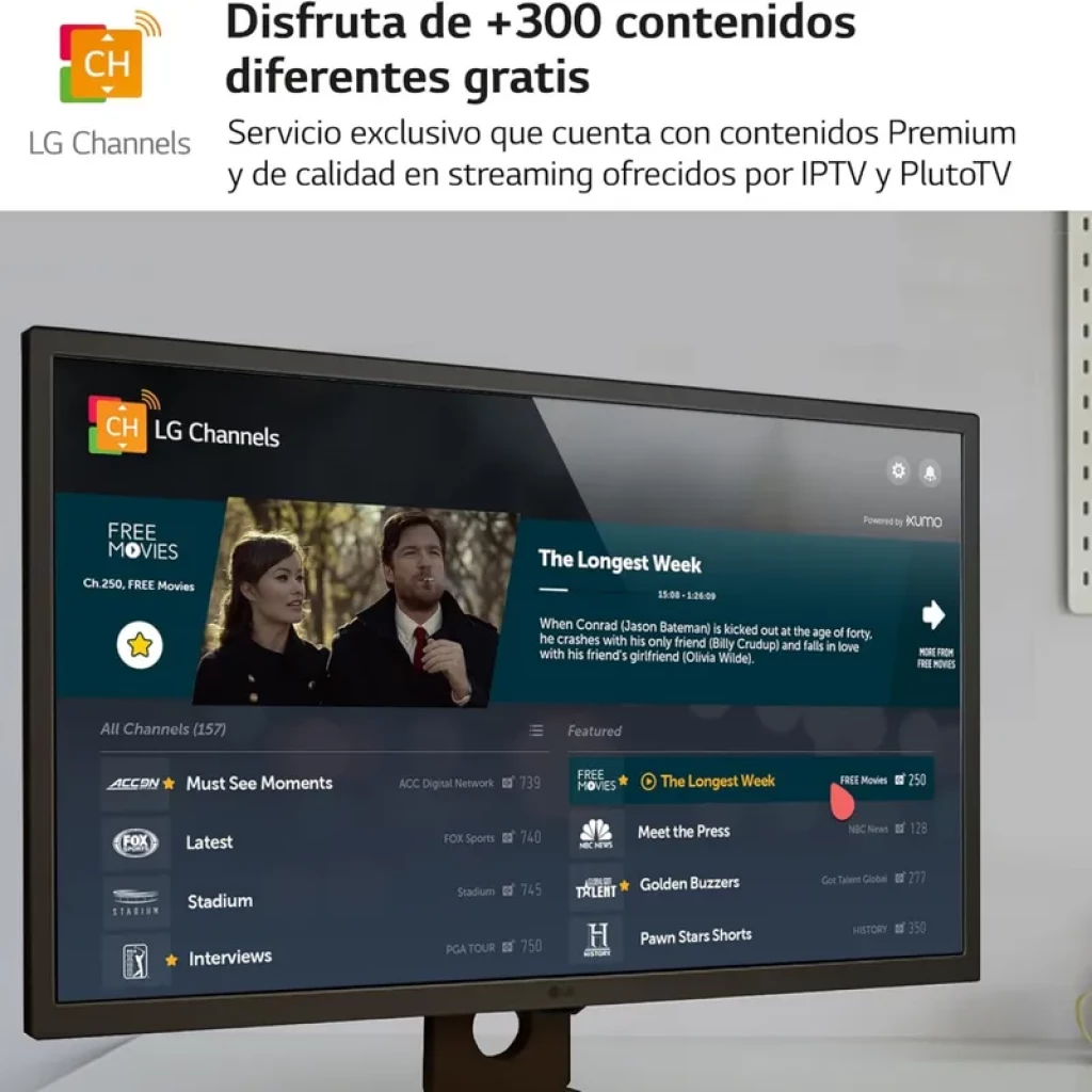 LG Smart 32SR50F-W.AEU 31.5 Full HD LED Smart LG MyView Negro- Monitor PC - Ítem3