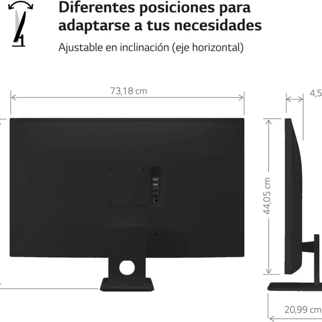 LG Smart 32SR50F-W.AEU 31.5 Full HD LED Smart LG MyView Negro- Monitor PC - Ítem6