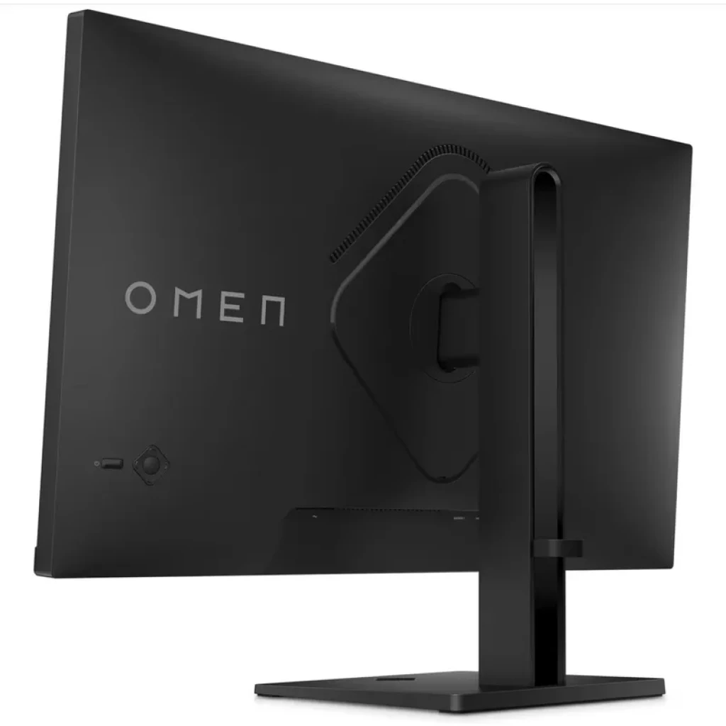 Monitor HP OMEN 27q de 27 pulgadas con pantalla LED IPS QHD, biseles finos, base rectangular negra y contenido gaming en tono verde brillante - Ítem5