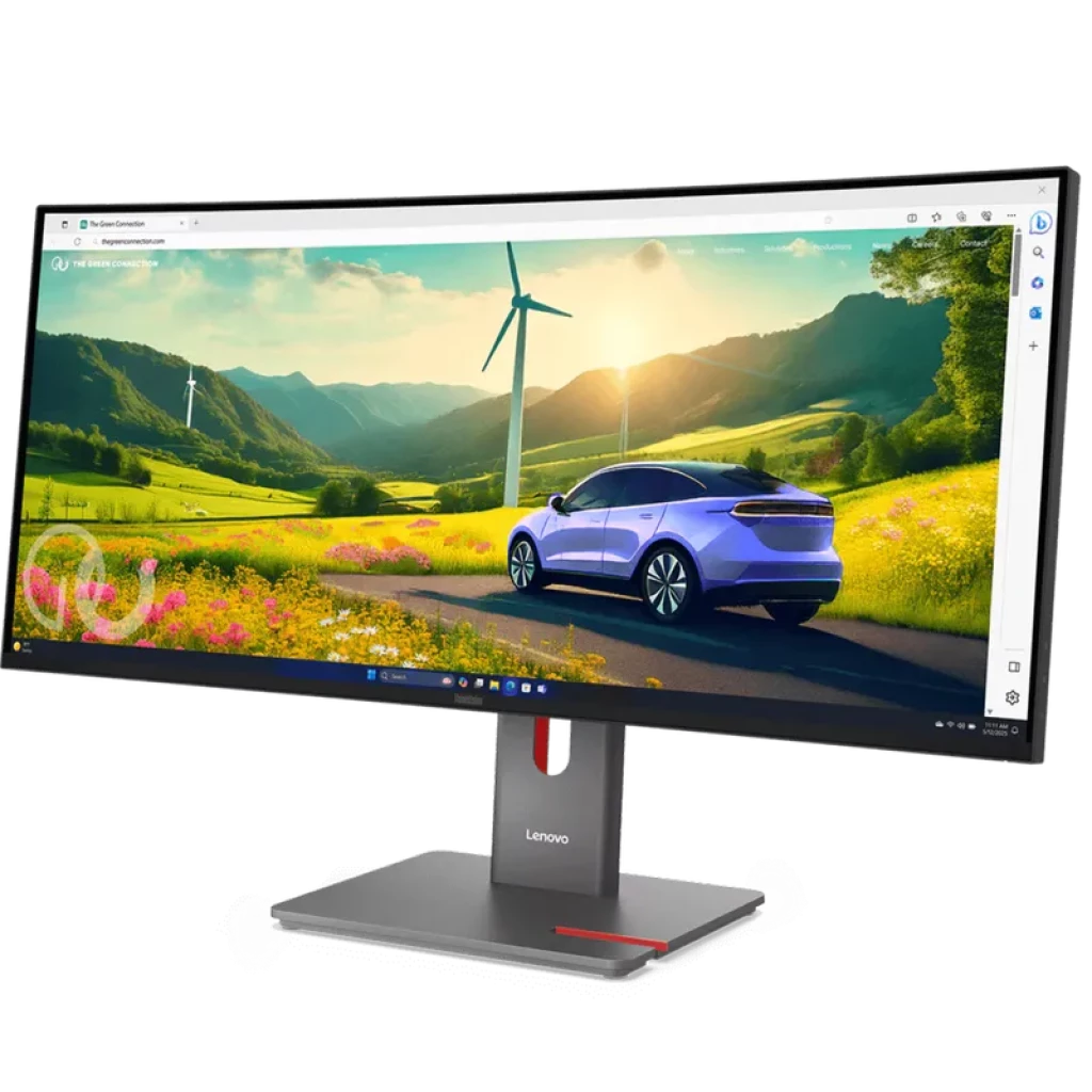 Lenovo ThinkVision P34WD-40 34 pulgadas curvo IPS WQHD 120Hz, pantalla ultraancha con biseles delgados, soporte ajustable y colores vivos para multitarea - Ítem2
