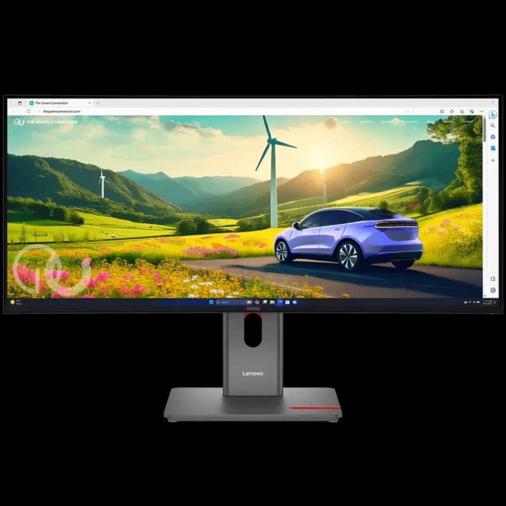 Lenovo ThinkVision P34WD-40 34 pulgadas curvo IPS WQHD 120Hz, pantalla ultraancha con biseles delgados, soporte ajustable y colores vivos para multitarea