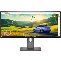 Lenovo ThinkVision P34WD-40 34 pulgadas curvo IPS WQHD 120Hz, pantalla ultraancha con biseles delgados, soporte ajustable y colores vivos para multitarea