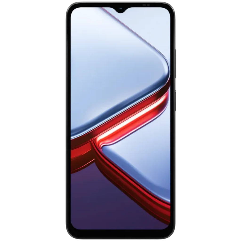 Doogee Note 56X PRO 128GB Prata com tela 6,56 polegadas, notch em gota e bordas finas. Traseira prata com módulo de câmeras triplas destacado. - Item1