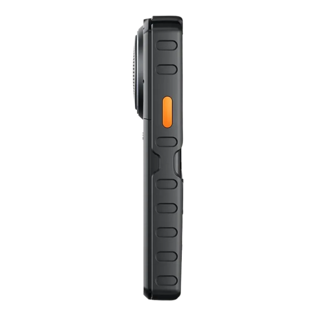 AGM M6 rugged con pantalla 2,4 pulgadas, 4G, batería 2500 mAh, gran altavoz 3,5W, teclado físico, cuerpo resistente IP68 en negro con detalles naranjas - Ítem2