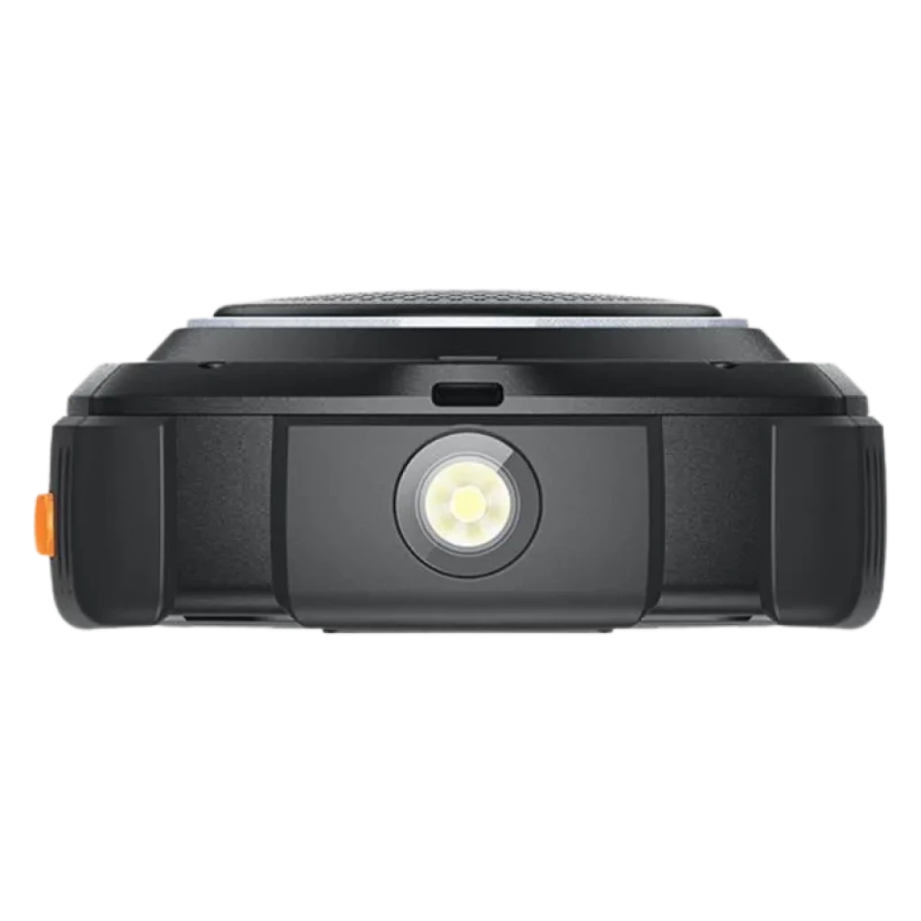 AGM M6 rugged con pantalla 2,4 pulgadas, 4G, batería 2500 mAh, gran altavoz 3,5W, teclado físico, cuerpo resistente IP68 en negro con detalles naranjas - Ítem4