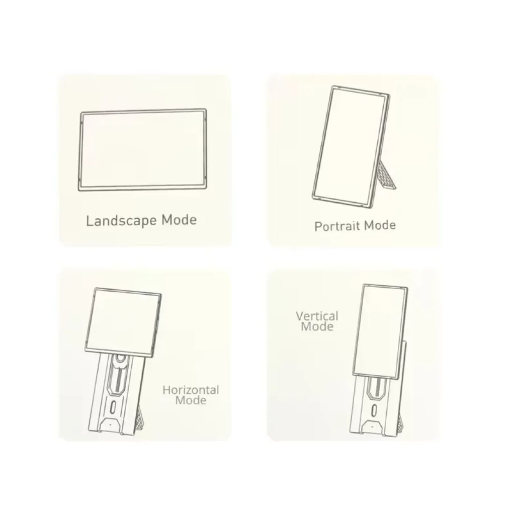 Moniteur portable 16 pouces Blackview Table 9 - Écran IPS FHD+ (1920 x 1200) - Support Mag-Spin 360° - USB-C et Mini HDMI - Ítem6