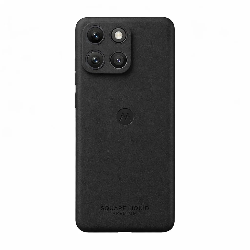 Capa Square Liquid Premium preta para Motorola G17 - Item2