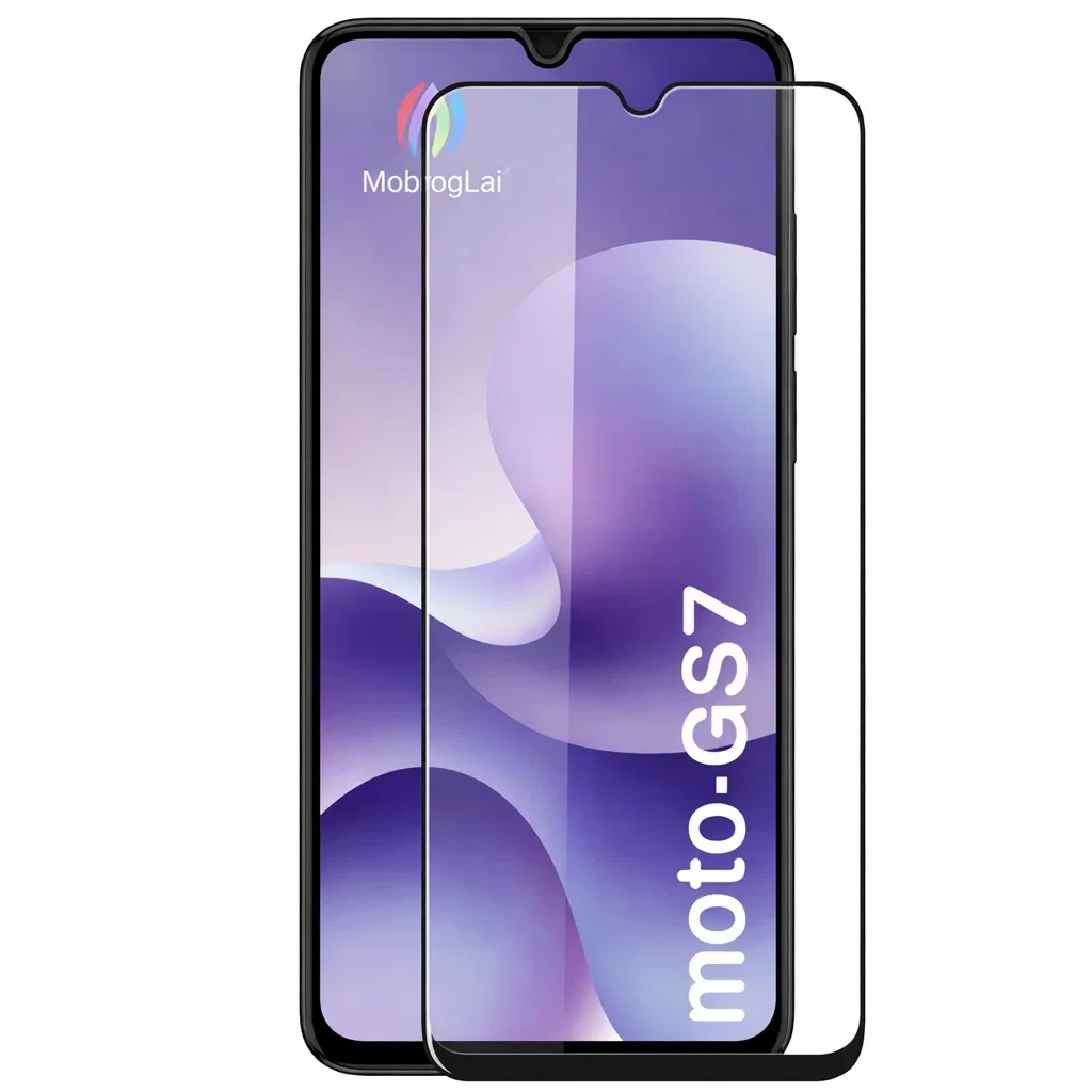Película de vidro temperado para Motorola G57 Power, cobertura total 3D, bordas curvas, alta transparência e proteção contra arranhões e impactos - Item1