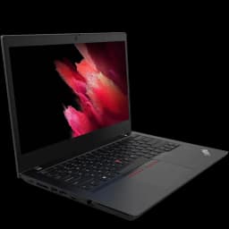 Lenovo ThinkPad L14 Gen 3, portátil 14 pulgadas, chasis negro, teclado QWERTZ con TrackPoint rojo, pantalla mate con biseles finos, múltiples puertos