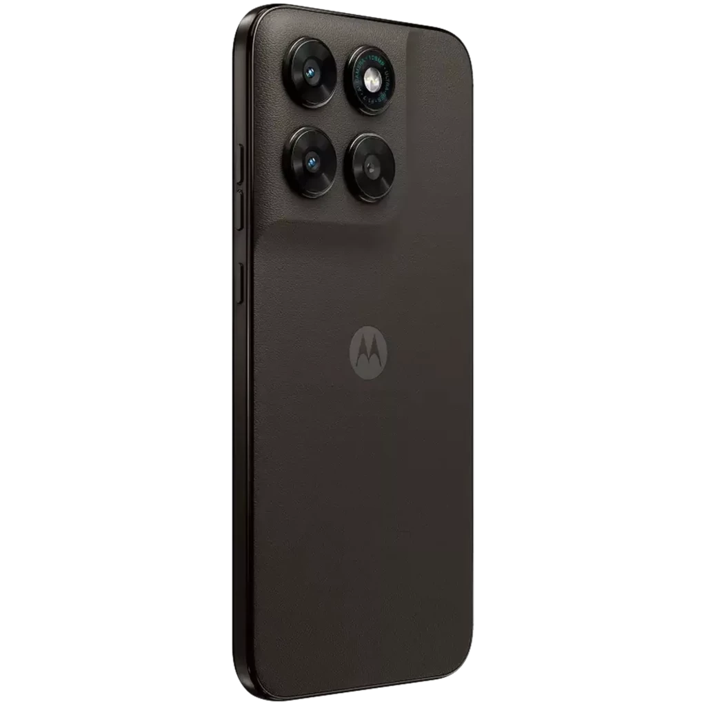 Motorola Moto G77 256GB Black Olive con triple cámara trasera, pantalla perforada sin bordes, acabado mate oscuro y módulo de lentes destacado - Ítem4