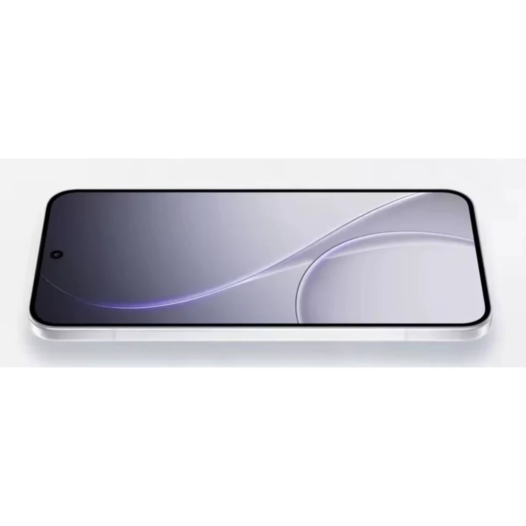 Oppo Reno15 5G Twilight Azul com tela ampla de bordas finas, câmera tripla traseira em módulo quadrado e acabamento fosco elegante - Item2