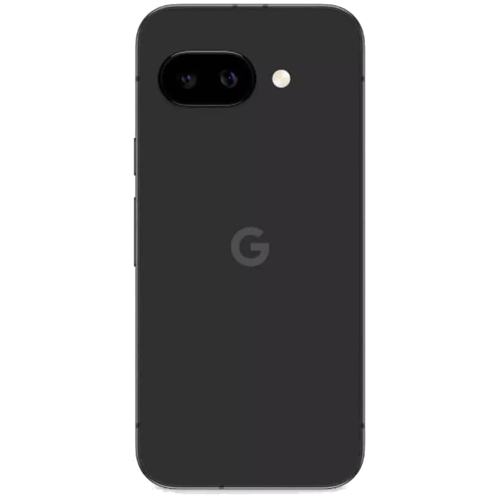 Google Pixel 10a obsidiana con pantalla OLED 6.3, doble cámara trasera 48 MP, frontal perforada, 8 GB RAM y 128 GB. Diseño minimalista en negro. - Ítem1