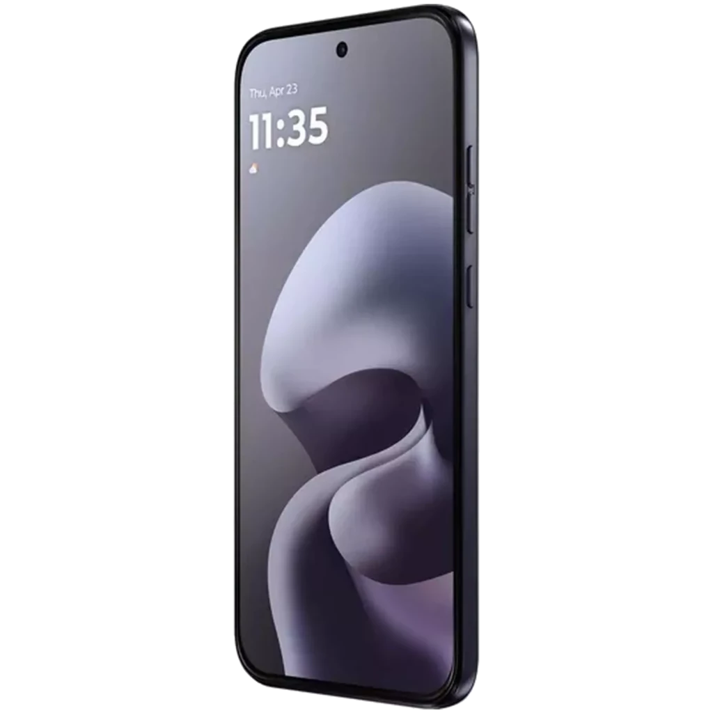 Smartphone Motorola Moto G67 5G en color gris Artic Seal, pantalla Extreme OLED con perforación central y módulo trasero con triple lente y flash, cuerpo - Ítem4