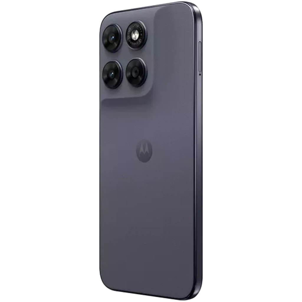 Smartphone Motorola Moto G67 5G en color gris Artic Seal, pantalla Extreme OLED con perforación central y módulo trasero con triple lente y flash, cuerpo - Ítem6