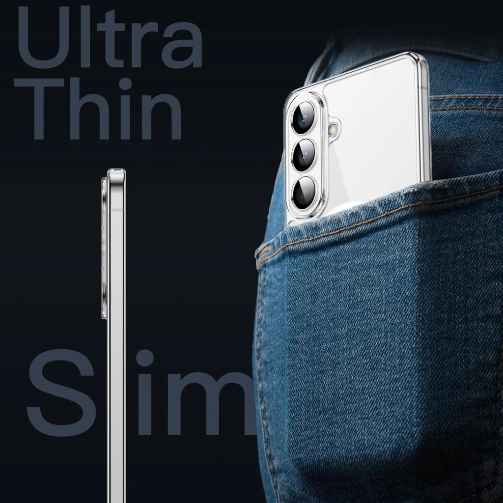 Capa de silicone transparente reforçada para Samsung Galaxy S26+ 5G, cantos com proteção extra, recortes precisos, destaca o design do aparelho - Item2