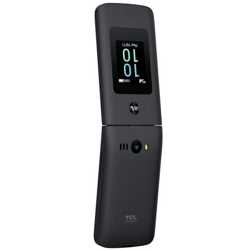 TCL Onetouch 4043D 4G Eco Design con tapa, pantalla a color, teclado grande con botones dedicados, base de carga con display auxiliar y diseño compacto - Ítem4