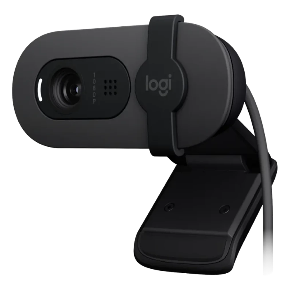 Vista frontal da webcam Logitech Brio 105 - Item1