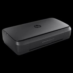 HP Officejet 250 Mobile Noir Encre couleur WiFi, imprimante multifonction compacte et portable de couleur noire avec design pliable et panneau avant discret